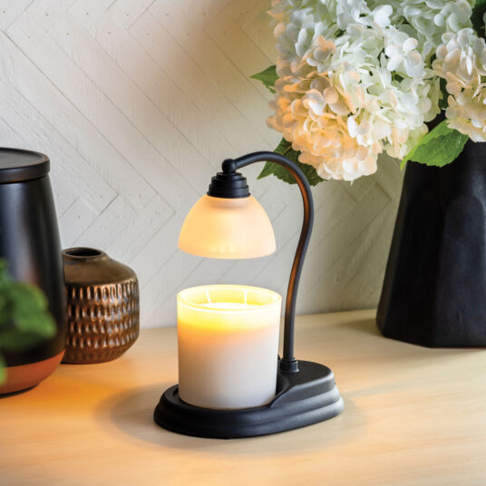 Aurora Lamp Candle Warmer - Black