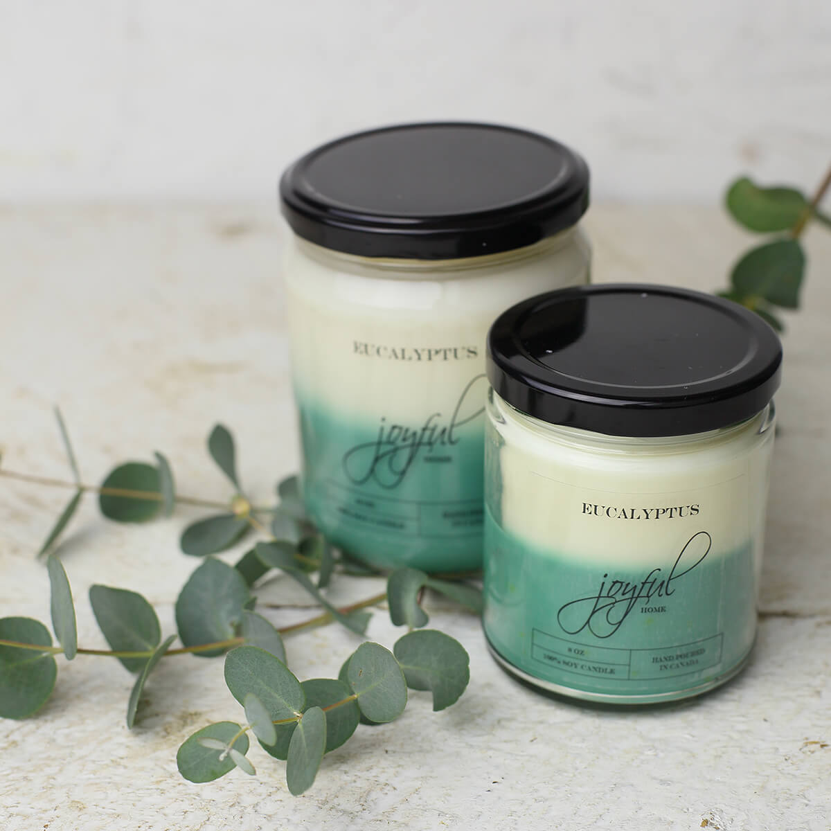 Eucalyptus 8oz & 16oz Soy Wax Candles