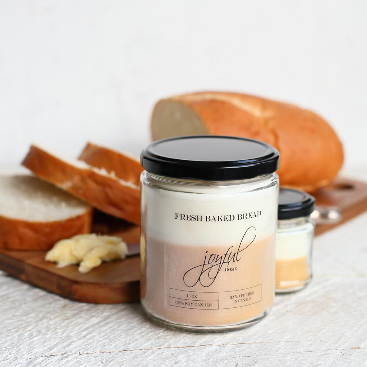 Fresh Baked Bread 16oz Soy Wax Candle