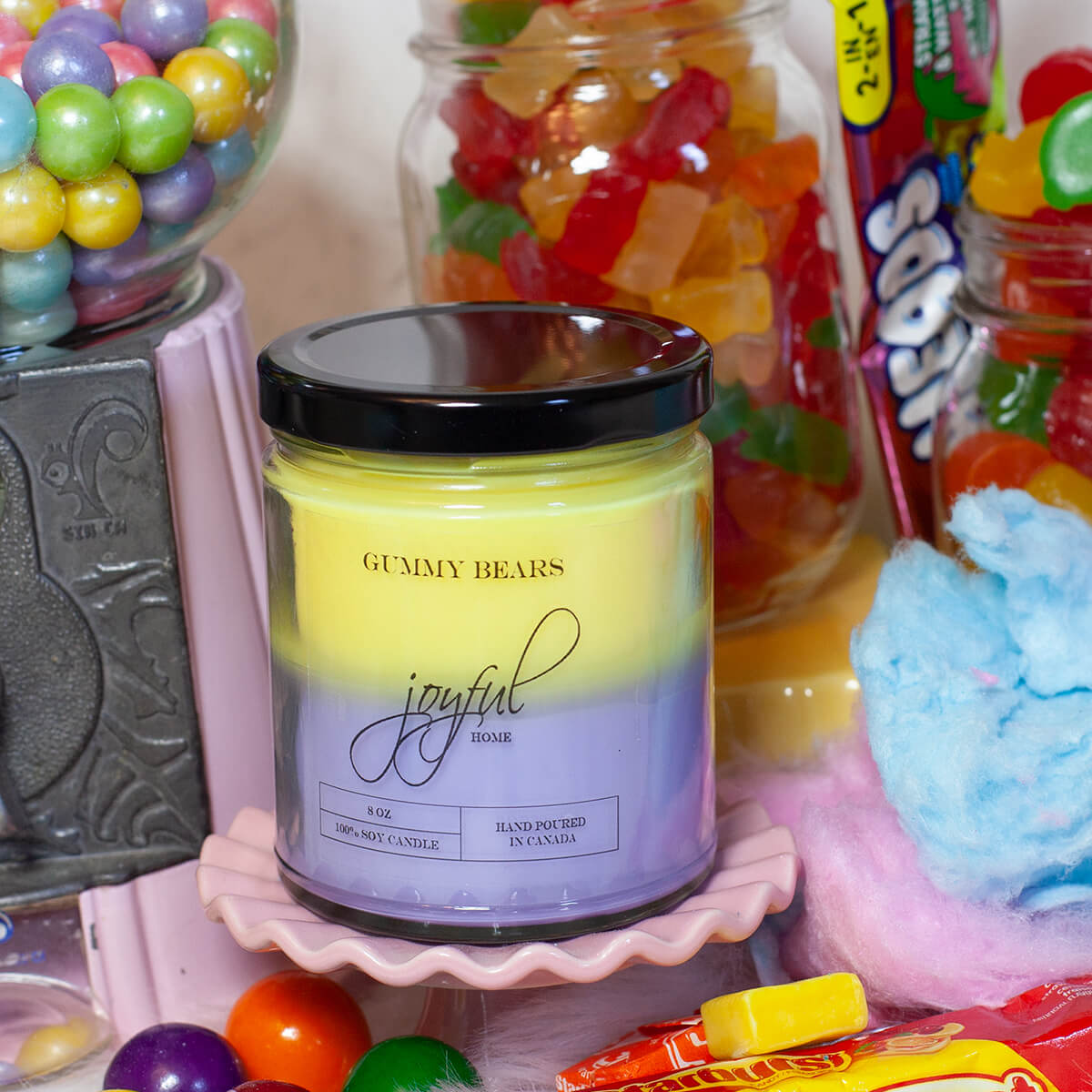 Gummy Bear 8oz Soy Wax Candle