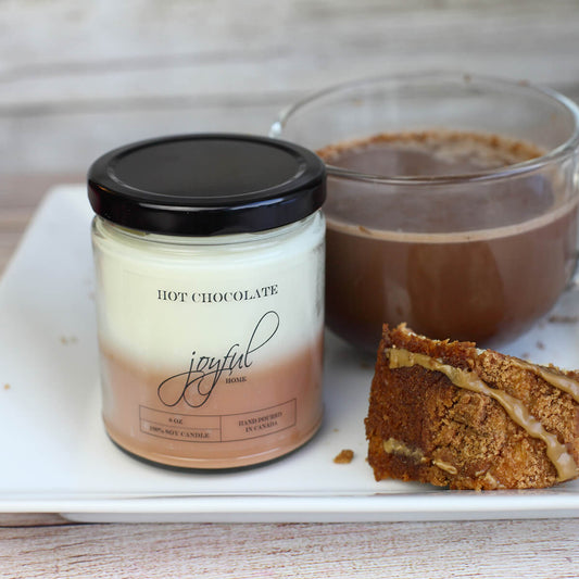 Hot Chocolate 8oz Soy Wax Candle