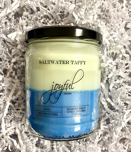 Saltwater Taffy 16oz Soy Wax Candle