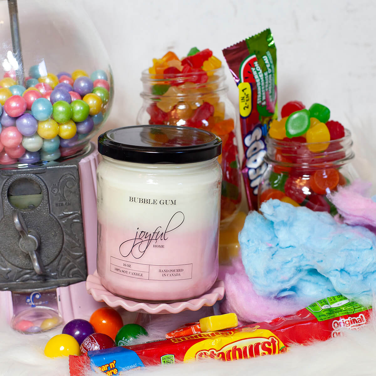 Bubble Gum 16oz Soy Wax Candle