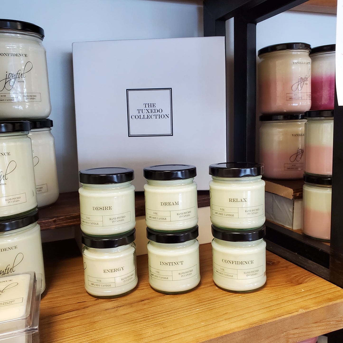 The Tuxedo Collection Sample Pack including Confidence, Dream, Desire, Instinct, Energy and Relax